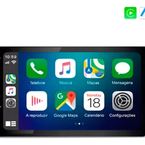 Multimídia Mp5 Rs908br Prime Apple Carplay Tela 9 Polegadas