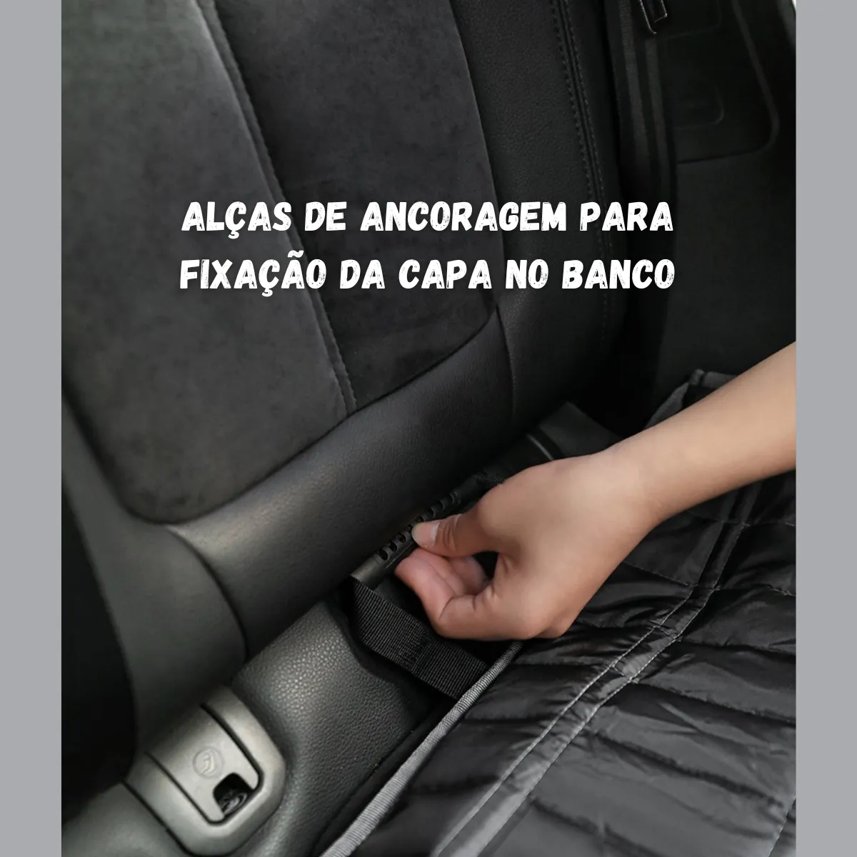 Capa Protetora Premium Impermeável Banco Carro Pet Cão Gato - Imagem 8