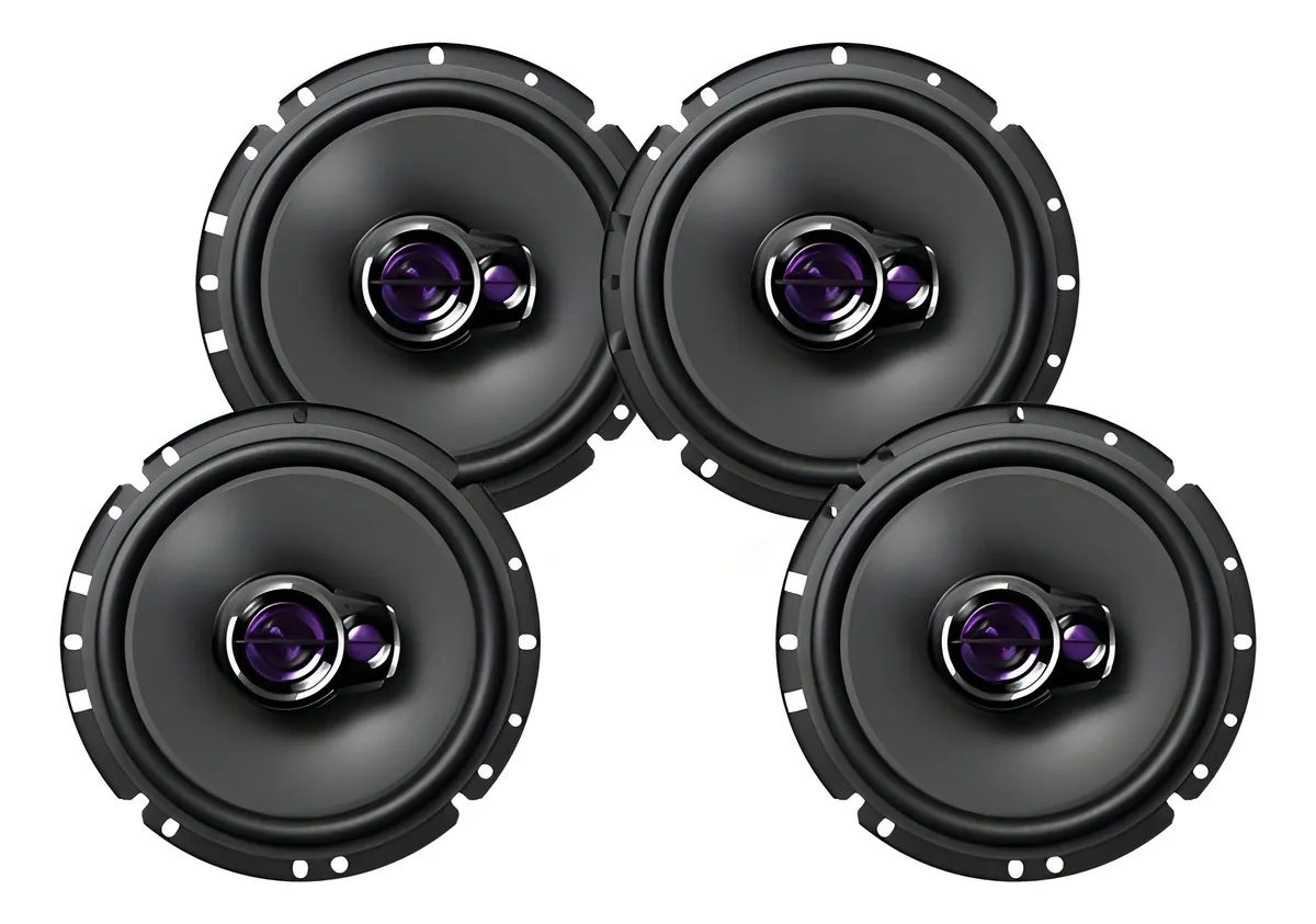 2 Pares Alto Falante Pioneer Ts-1760br 6 Polegadas 200w Tri - Imagem 4