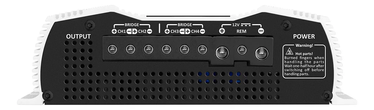 Modulo Amplificador Taramps DS 800x4 2 Ohms Classe D 4 Canais 800w rms Potencia Som Automotivo 2x400w rms 4 Ohms Bridge Entrada RCA FIO Hpf Lpf Full Range Carro Camionete Picapes SUV Caixa Bob - Imagem 5
