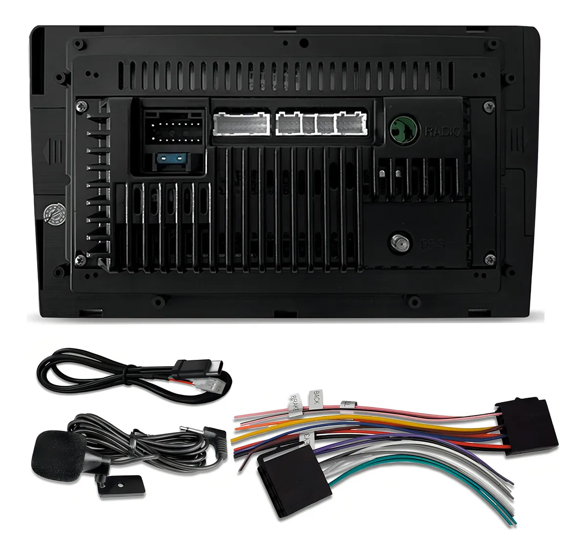 Multimídia Mp5 Rs908br Prime Apple Carplay Tela 9 Polegadas - Imagem 2