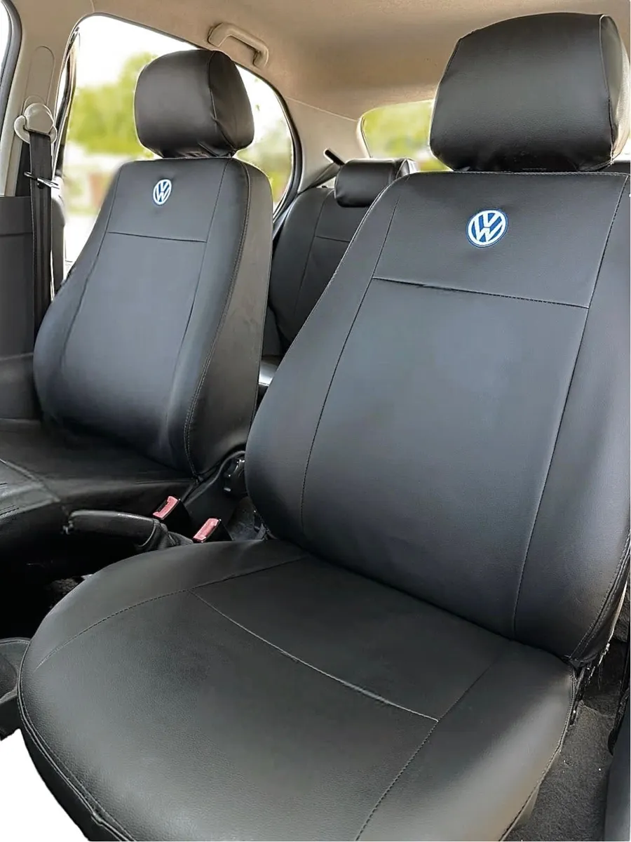 Capa Banco Automotivo Couro Gol Fox Voyage Polo 2000 A 2014 - Imagem 2